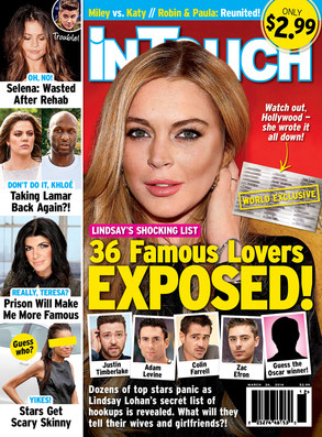 Lindsay Lohan, InTouch Lindsay Lohan, InTouch